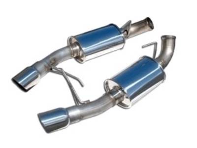 MRT - 11 - 14 Mustang V6 Stainless MRT Axle Back Exhaust