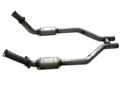 MRT - 07-10 Mustang GT500 MaxFlow H-Pipe Exhaust, w/Cats