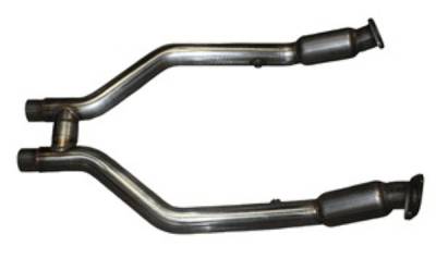 MRT - 11-13 Mustang V6 MRT MaxFlow H-Pipe Exhaust,w/Cats