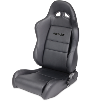 Procar - Mustang Procar Sportman Black Vinyl Seat, Left