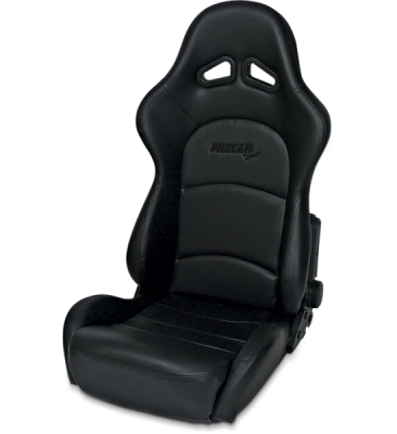 Procar - Mustang ProCar Sportman PRO Recliner Seat, Black Vinyl