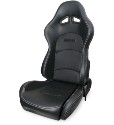 Procar - Mustang ProCar Evolution Sport Recliner, Black Vinyl, Left