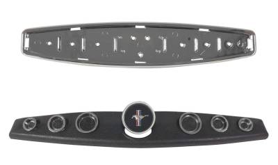 Scott Drake - 68 Mustang Concours Steering Wheel Pad & Bezel Kit