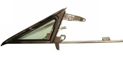 Scott Drake - 1968 Mustang Vent Window Frame & Glass Assembly Rh, Tinted