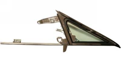 Scott Drake - 1968 Mustang Vent Window Frame & Glass Assembly Lh, Tinted