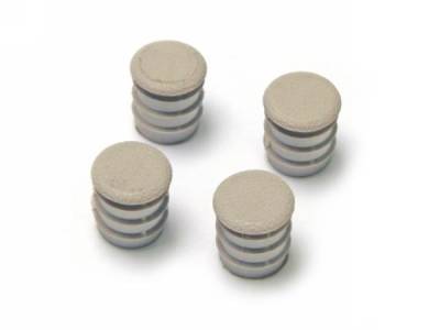 Scott Drake - 68 Mustang Deluxe Arm Rest Plugs (Parchment, Set)