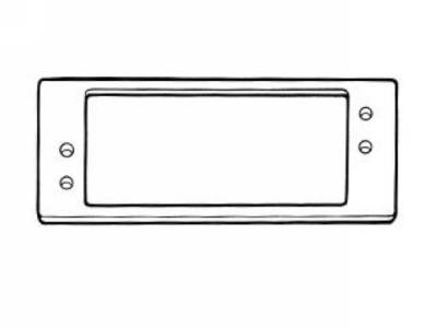 Scott Drake - 67-68 Mustang Door Lamp Gaskets (Pair)