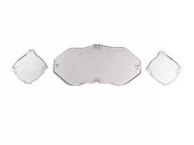 Scott Drake - 69-70 Mustang Instrument Panel Lens Set (Non-Tach)