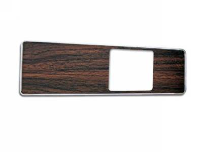 Scott Drake - 69 Mustang Console Insert, Dark Walnut