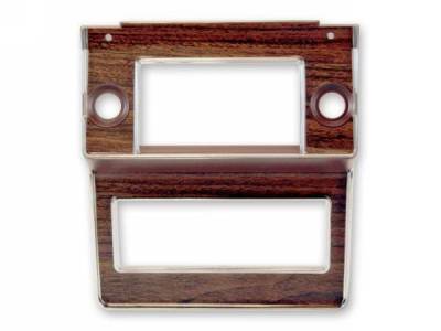 Scott Drake - 69-70 Mustang Radio Bezel (Wood Grain)