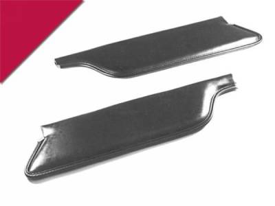 Scott Drake - 69-73 Mustang Convertible Sun Visors (Vermilion)