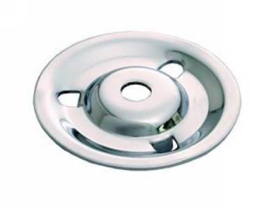 Scott Drake - 64-67 Mustang Styled Steel Wheel Hold Down Plate, Chrome