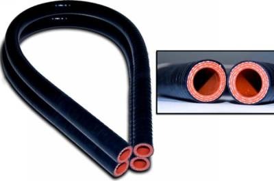 Scott Drake - 64 - 68 Mustang Silicone Heater Hose, BLACK