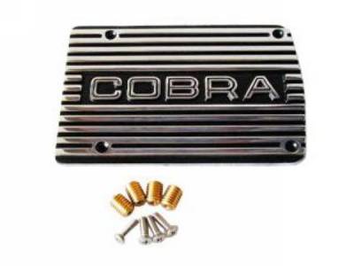 Scott Drake - 1964 - 1973 Mustang A/C Compressor Cover Cobra (Satin)