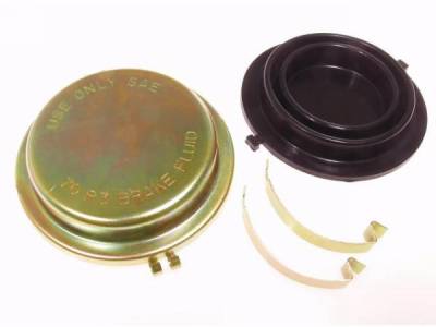 Scott Drake - 1964 - 1966 Mustang  Master Cylinder Cap (Disc Brakes, Gold Zinc)