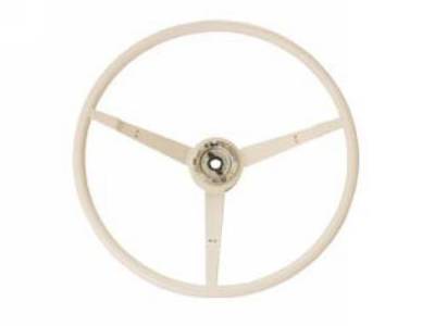 Scott Drake - 65-66 Mustang Standard Steering Wheel (White)