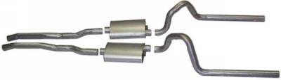 Scott Drake - 65 - 66 Mustang Exhaust (gt Exhaust System 2 Inch)