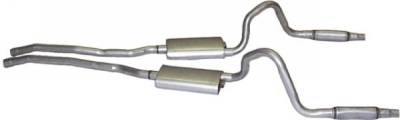 Scott Drake - 65 - 66 Mustang Exhaust (gt Exhaust System 2 Inch)