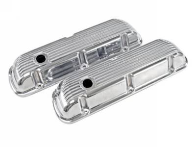 Scott Drake - 1964 - 1973 Mustang Cal Custom Aluminum-Finned Valve Covers