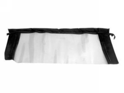 Scott Drake - 1964 - 1966 Mustang  Plastic Convertible Top Rear Window (Black)