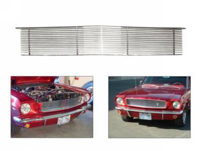 Scott Drake - 64 - 66 Mustang Billet Aluminum Front Grille, Polished