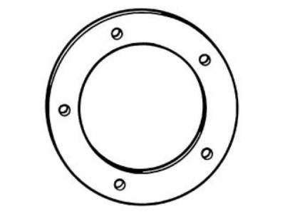 Scott Drake - 1964 - 1971 Mustang  Gas Filler Flange Gasket