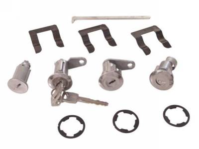 Scott Drake - 67-69 Mustang Ignition/Door/Trunk Lock Set