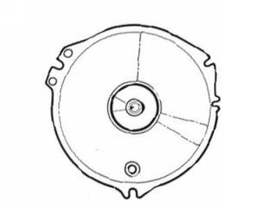 Scott Drake - 1967 - 1968 Mustang  Instrument Lens (Speedo, with Trip)