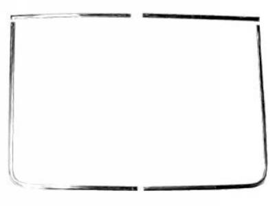 Scott Drake - 1967 - 1968 Mustang Fastback Rear Window Molding Kit