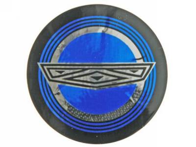 Scott Drake - 1965 - 1967 Mustang Wire Wheel Blue Center Decal