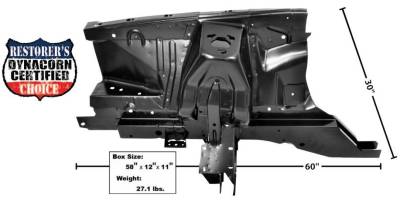 Dynacorn | Mustang Parts - 71 - 73 Mustang Right Shock Tower and Apron Assembly