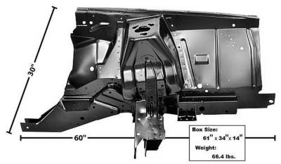 Dynacorn | Mustang Parts - 71 - 73 Mustang Left Shock Tower/Apron Assembly