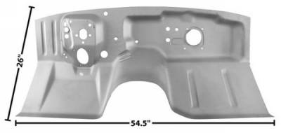 Dynacorn | Mustang Parts - 67 - 68 Mustang Fastback Or Coupe Full Firewall