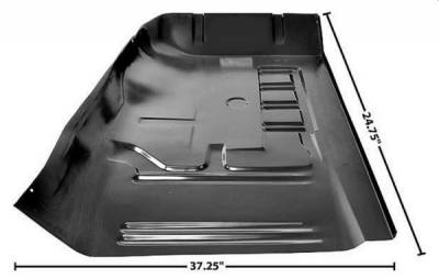 Dynacorn | Mustang Parts - 71 - 73 Mustang Floor Pan, Right Front Section