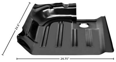Dynacorn | Mustang Parts - 71 - 73 Mustang Floor Pan REAR Section, Left Hand
