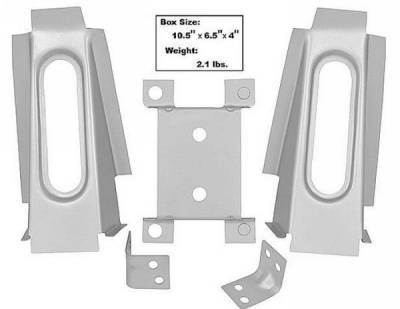 Dynacorn | Mustang Parts - 65 - 66 Mustang Convertible Body Bracket Kit 4 Piece Kit