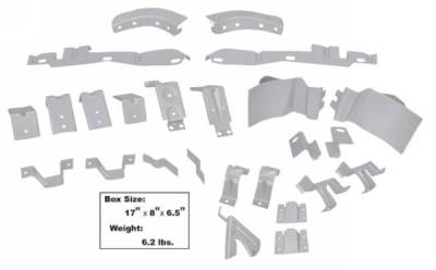 Dynacorn | Mustang Parts - 69 - 70 Mustang Fastback Body Bracket Kit 25 Pc