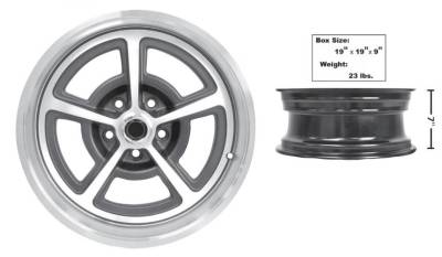 Dynacorn | Mustang Parts - 17 x 7 Magnum 500 Alloy Wheel with Center Cap and Decal