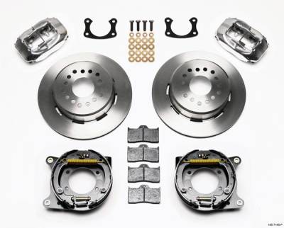 Wilwood Engineering Brakes - 1964 - 1973 Mustang Rear Disc Brake Kit, With Parking Brake