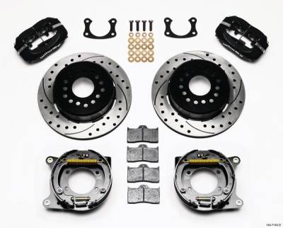 Wilwood Engineering Brakes - 1964 - 1973 Mustang Wilwood Rear Disc Brake Kit, Slotted