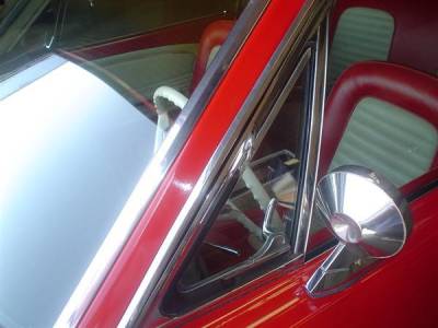 Miscellaneous - 64-68 Mustang  LH Vent Glass, Tinted