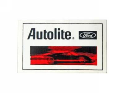 Scott Drake - 1/2"x2 1/2" Autolite Decal