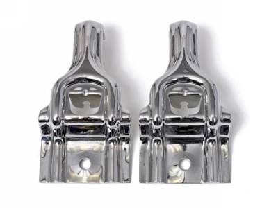 Scott Drake - 87 - 93 Mustang 5.0 Radiator Brackets (Stainless)