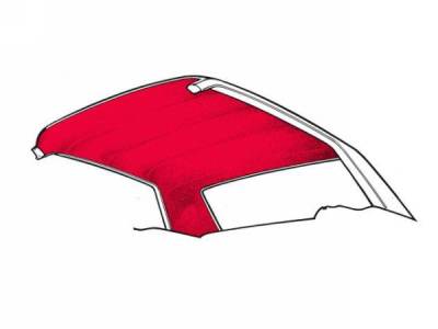 Scott Drake - 65-68 Mustang Fastback 2+2 Headliner (Bright Red)