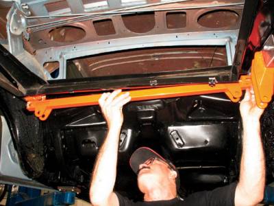 Crossmember Has Upper Shock Mounts