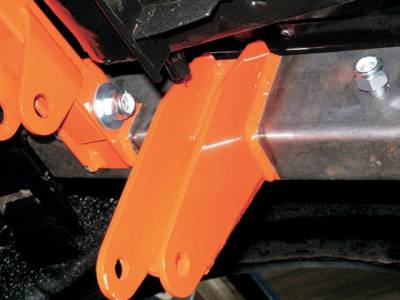 Close Up of Crossmember and Bracket