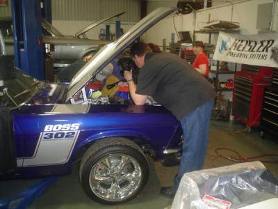 The editor for Mustang and Fords & Mustang Monthly was present to capture the whole install procedure for an upcoming feature in one of the magazines.