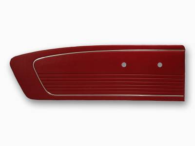 Scott Drake - 1966 Mustang Standard Door Panels (Dark Red)