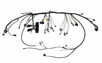 Scott Drake - 1966 Mustang Under-Dash Wire Harness, Premium Fuse Box and Relays