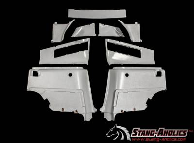 Rear Interior Panel kit with Correct Grain and Texture for 1967 or 1968 Mustang Fastback